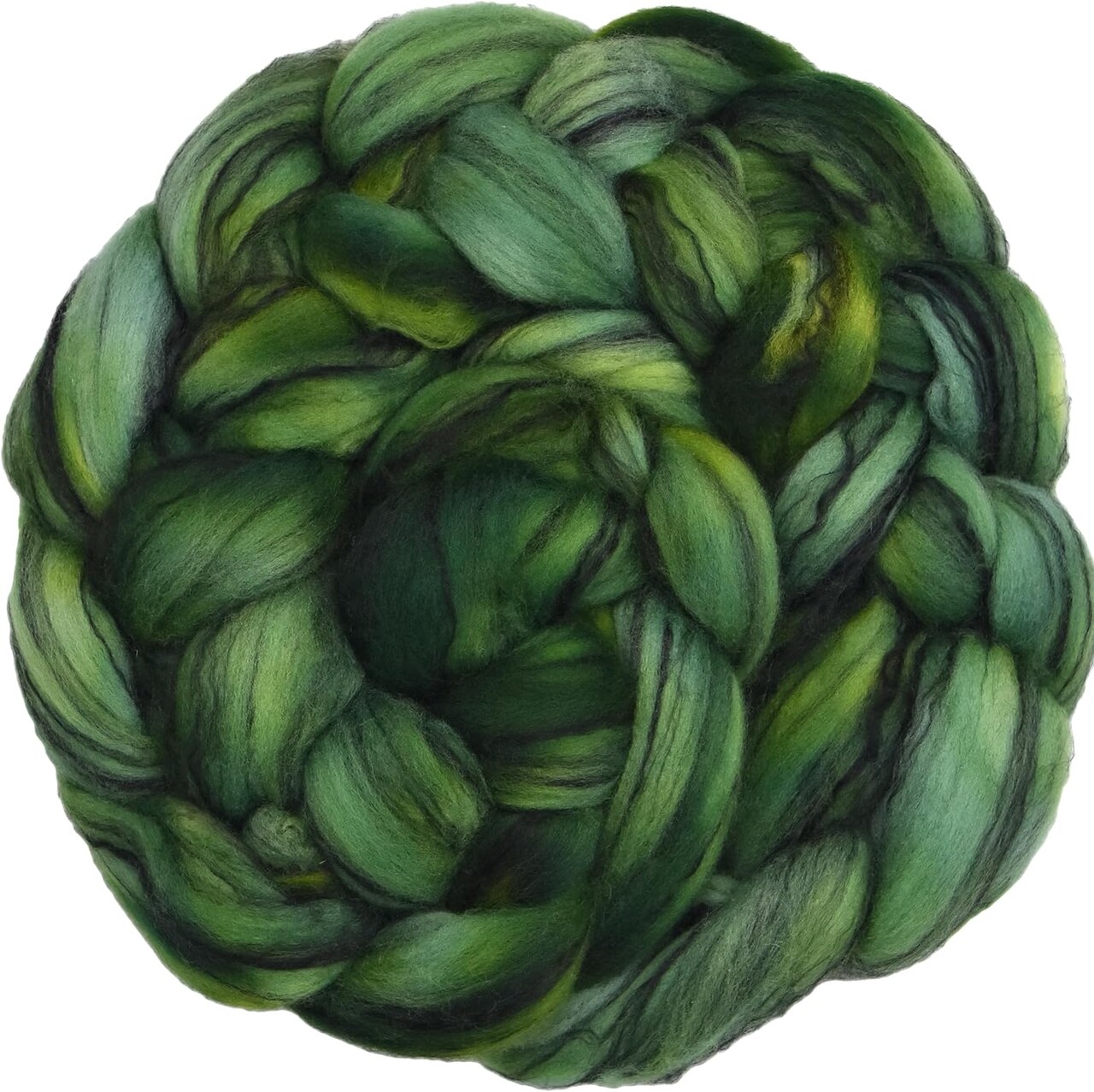 Hand Dyed Merino Wool Roving Blended with Tencel: Gorgeous tonal colorways for easy needle felting, hand spinning or weaving. Choose 1oz or 4oz